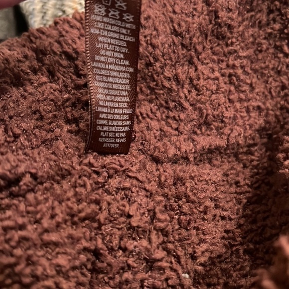 Skims Brown Cozy Knit Shorts L/XL - Picture 8 of 9